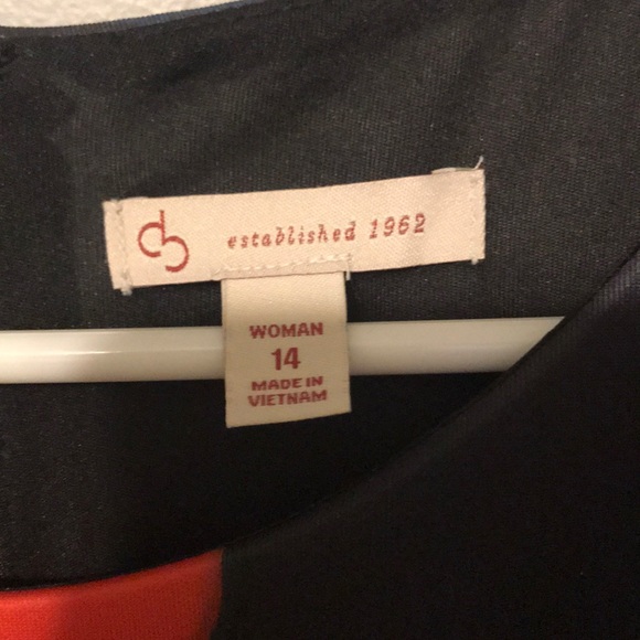 Scuba knit sleeveless dress size 14 - Picture 3 of 3